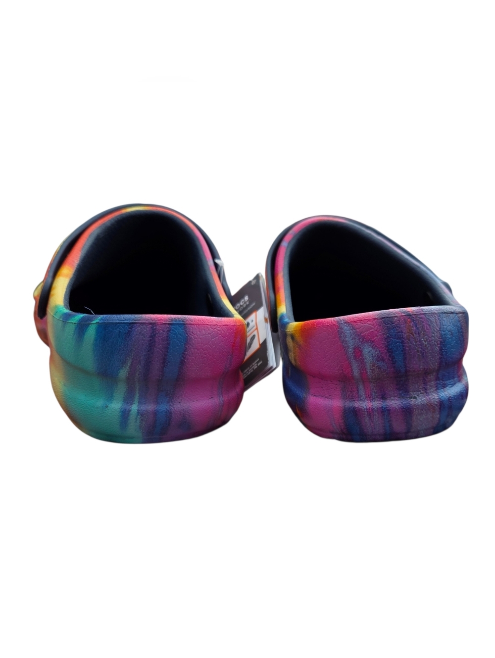 CROCS - NEW Men's Tie Dye Bistro Graphic Clogs Slip-Resistant - Picture 5 of 8
